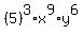%285%29%5E3%2Ax%5E9%2Ay%5E6