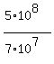%285%2A10%5E8%29%2F%287%2A10%5E7%29