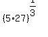 %285%2A27%29%5E%281%2F3%29