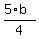 %285%2Ab%29%2F4
