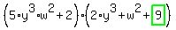 %285%2Ay%5E3%2Aw%5E2%2B2%29%2A%282%2Ay%5E3%2Bw%5E2%2Bhighlight_green%28+9+%29%29