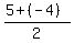 %285%2B%28-4%29%29%2F2