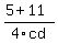 %285%2B11%29%2F4cd