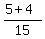 %285%2B4%29%2F15
