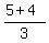 %285%2B4%29%2F3%29