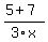 %285%2B7%29%2F3x