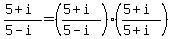 %285%2Bi%29%2F%285-i%29=%28%285%2Bi%29%2F%285-i%29%29%2A%28%285%2Bi%29%2F%285%2Bi%29%29
