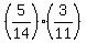 %285%2F14%29%2A%283%2F11%29