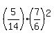 %285%2F14%29%2A%287%2F6%29%5E2