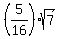 %285%2F16%29%2Asqrt%287%29