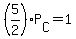 %285%2F2%29P%5BC%5D=1
