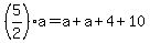 %285%2F2%29a=a%2Ba%2B4%2B10