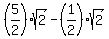 %285%2F2%29sqrt%282%29+-+%281%2F2%29sqrt%282%29