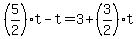 %285%2F2%29t-t=3%2B%283%2F2%29t