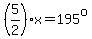 %285%2F2%29x=195%5Eo