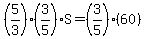 %285%2F3%29%283%2F5%29S+=+%283%2F5%29%2860%29