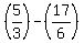 %285%2F3%29-%2817%2F6%29%29