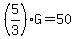 %285%2F3%29G=50