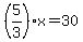 %285%2F3%29x=30