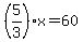 %285%2F3%29x=60