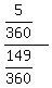 %285%2F360%29%2F%28149%2F360%29