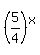 %285%2F4%29%5Ex