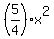 %285%2F4%29x%5E2