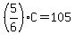 %285%2F6%29C=105