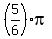 %285%2F6%29pi
