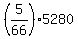 %285%2F66%29%2A5280
