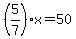 %285%2F7%29x=50