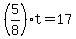 %285%2F8%29t=17