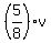 %285%2F8%29v