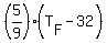 %285%2F9%29%2A%28T%5BF%5D-32%29