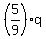 %285%2F9%29q