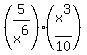 %285%2Fx%5E6+%29%2A%28x%5E3%2F10%29