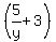 %285%2Fy++%2B++3%29