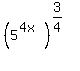 %285%5E%284x%29%29%5E%283%2F4%29