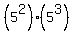 %285%5E2%29%2A%285%5E3%29