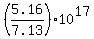 %285.16%2F7.13%29%2A10%5E17
