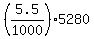%285.5%2F1000%29%2A5280