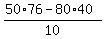 %2850%2A76+-+80%2A40%29%2F10