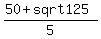 %2850%2Bsqrt125%29%2F5