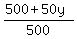 %28500%2B50y%29%2F500