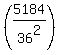 %285184%2F36%5E2%29