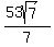 %2853sqrt%287%29%29%2F7