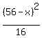 %2856-x%29%5E2%2F16