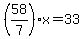 %2858%2F7%29x=33