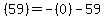 %2859%29=+-%280%29+-59