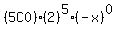 %285C0%29%282%29%5E5%28-x%29%5E0